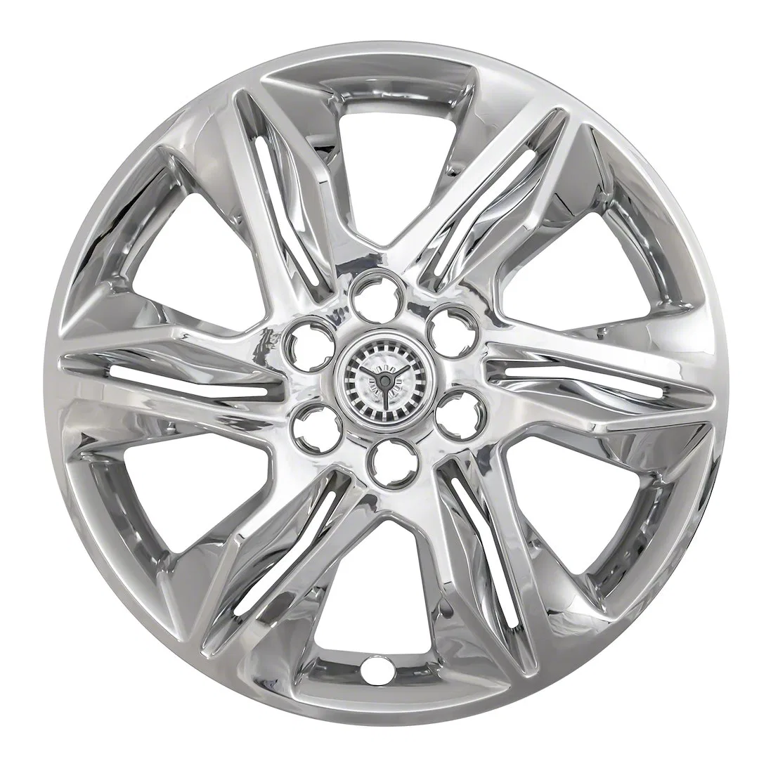 IWCIMP438X – COAST2COAST Wheel Skin, 18 Inch 6 Split Spokes Snap-On/Center Retention Plated Chrome ABS Plastic Set Of...